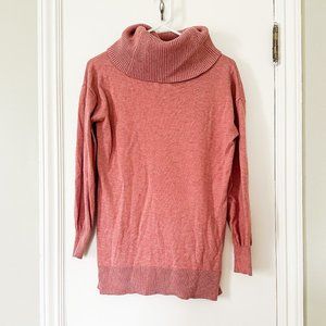 LOFT salmon turtleneck